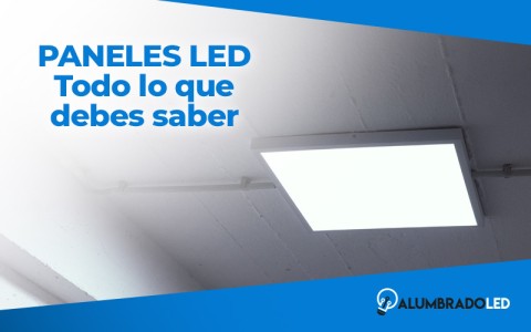 Iluminación con paneles led