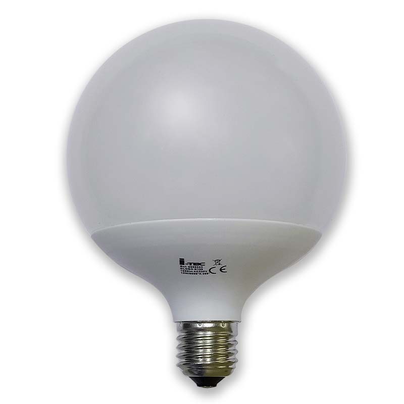Lampadina LED A Globo G120 E27 20W – Luce Bianca Diffusa, 16 Chip SMD2835, Sostitutiva 180W, Ideale Per Soggiorno E Cucina