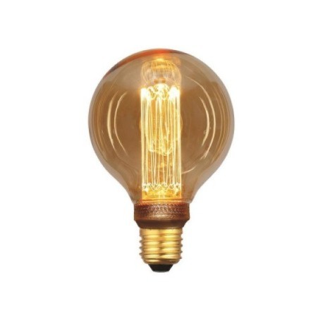 Bombilla LED Globo G95 3,5W Ε27 2000K Gold Glass Regulable Aimur