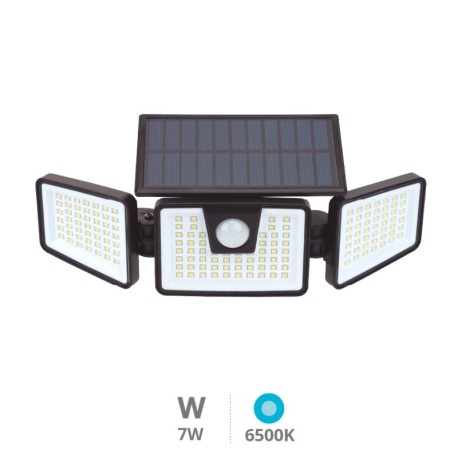 Aplique solar LED Marlo c/ sensor de movimiento y crepuscular GSC