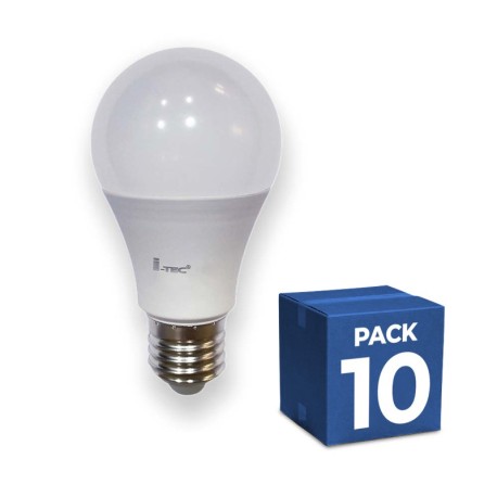 Pack-10 Bombillas LED standard E27 15w I-TEC
