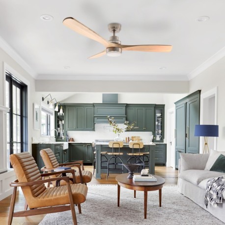 Ventilador de techo Nickel Wood Mimotec