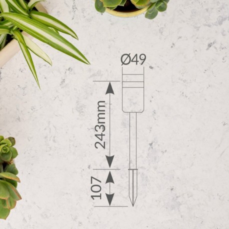 Pack-24 Estaca jardín solar LED Righa 2700-3300K IP44 GSC