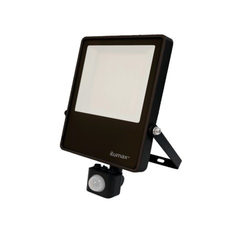 RABAT S Proyector LED 50W 6500 lm 3CCT Negro con Sensor Ilumax