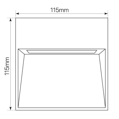 Aplique LED exterior Stratos-1 3w I-TEC