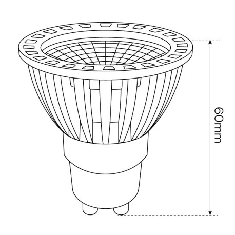 Bombilla D-ECO COB 6w GU10 I-TEC