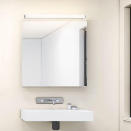 Aplique para baño Lungo cromo 3000k IP44 Forlight