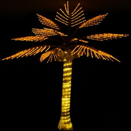 Arbol LED palmera amarilla - IP65