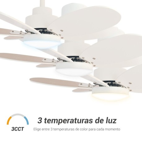 Ventilador de techo Raibow Blanco de Sulion