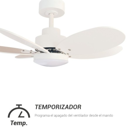 Ventilador de techo Raibow Blanco de Sulion