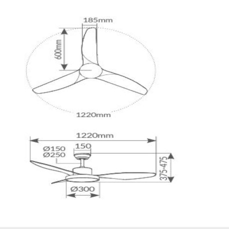 Ventilador de techo Biula GSC