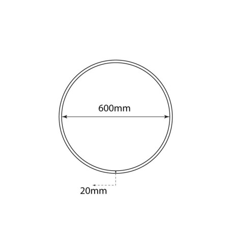 Lámpara de techo Ring 48w I-TEC