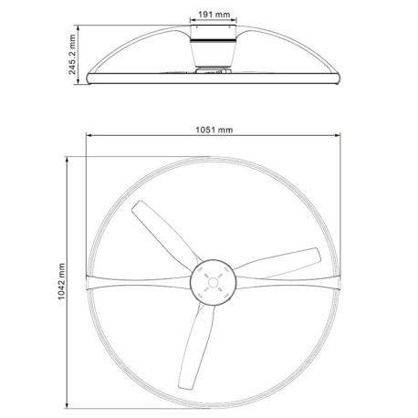 Ventilador de techo Nepal Mantra