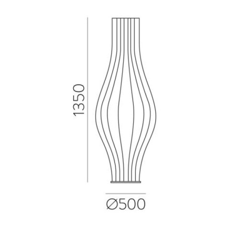 Lámpara de pie Mirta E27 de ACB Iluminación
