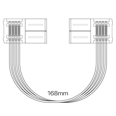 Conector doble RGB 4pin + cable I-TEC