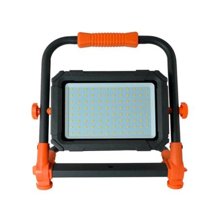 BACO Proyector LED Recargable 30W 4900 lm 6500K Negro/Naranja Ilumax