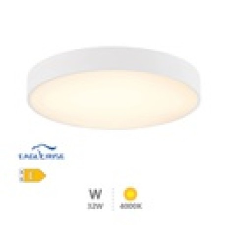 Plafón de techo LED Kataja 32w blanco GSC