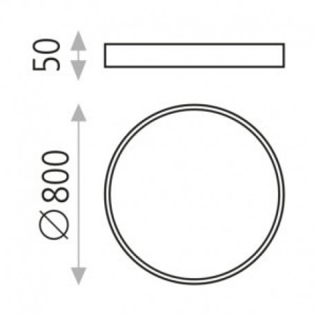 Plafón de techo London 80 cm de ACB ILuminación