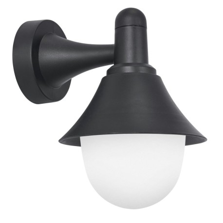 Aplique de exterior Alan Conic E27 15w negro Forlight