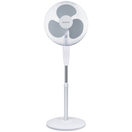 Ventilador de pie Riesi Ø43cm 45W Blanco GSC