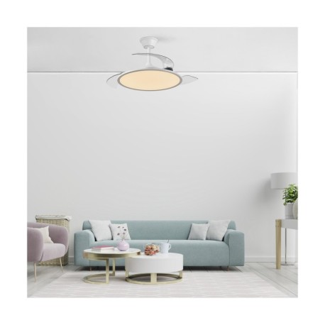 Ventilador de techo Trident 72w CCT Blanco CristalRecord