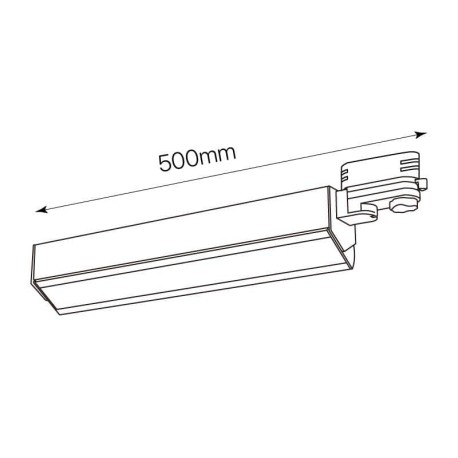 Proyector LED Track.35 carril trifásico 40w I-TEC