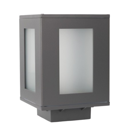 Baliza Alfil gris urbano 15w E27 Forlight