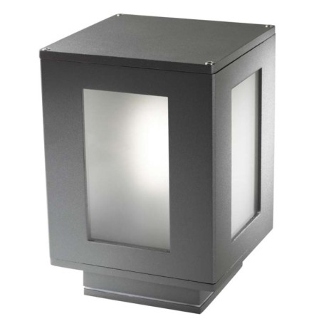 Baliza Alfil gris urbano 15w E27 Forlight