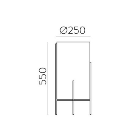 Lámpara de sobremesa Naos E27 de ACB Iluminación