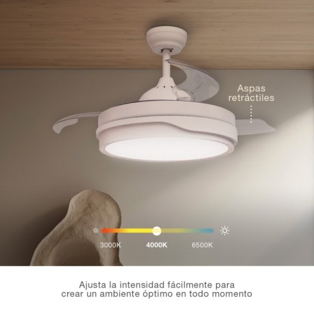 Ventilador techo Lentini CCT blanco GSC