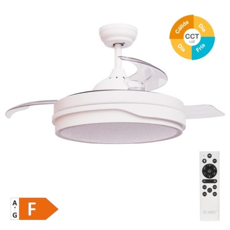 Ventilador techo Lentini CCT blanco GSC
