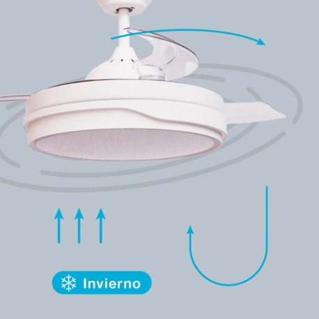 Ventilador techo Lentini CCT blanco GSC