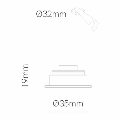 Accesorio Nano Pulsar SQ Trim encastrar Beneito Faure