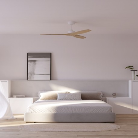 Ventilador de techo Stem Evo Bar Without Light blanco-madera Forlight