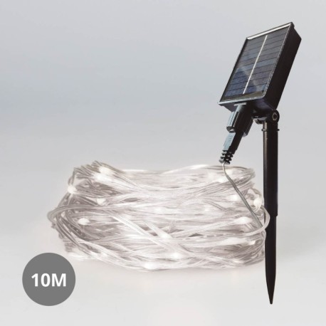 Guirnalda LED solar 10m 8 funciones GSC