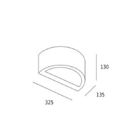 Aplique de exterior Area 15w E27 IP65 Forlight