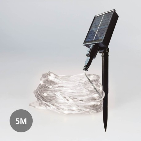 Guirnalda LED solar 5m 8 funciones GSC