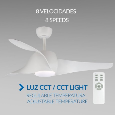 Ventilador de techo Fanton blanco Mimotec