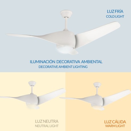 Ventilador de techo Fanton blanco Mimotec