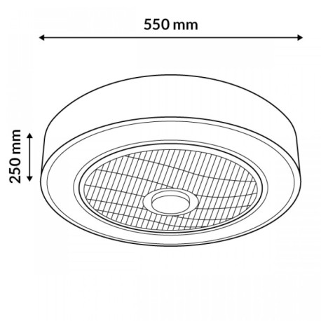 Ventilador de techo Plus Sticks blanco Mimotec