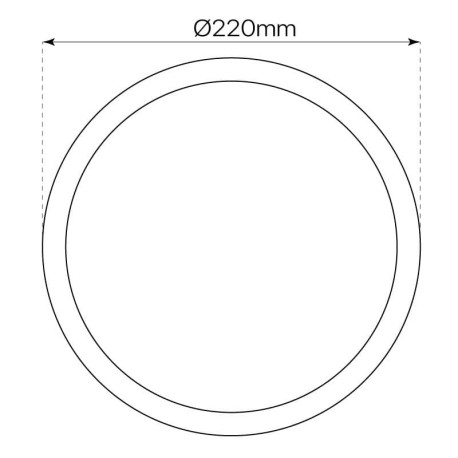 Downlight  plafón Terra superficie 20w  I-TEC