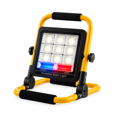 ILU50 Proyector Solar LED Portátil 100W 1150 lm 6500K Ilumax