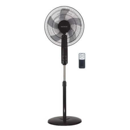 Ventilador de pie Lungra mando y temp. 50W negro GSC