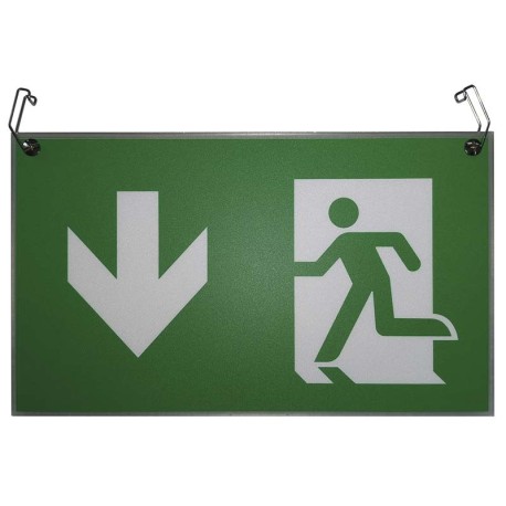 Letrero "Exit" para emergencia Visel I-TEC