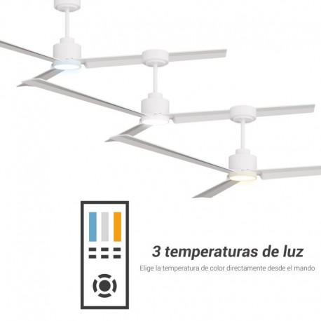 Ventilador de techo Anne XL con luz Sulion