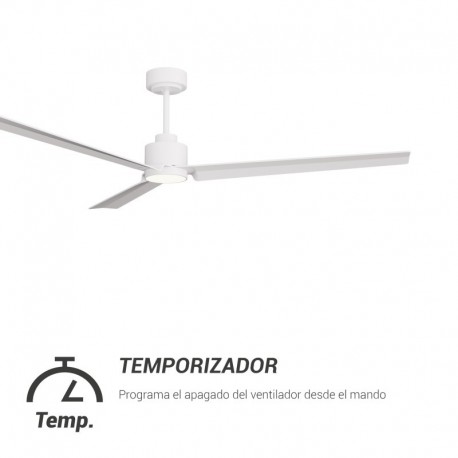 Ventilador de techo Anne XL con luz Sulion