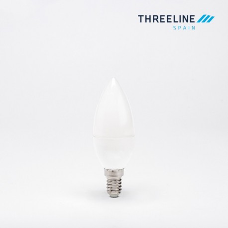 Bombilla LED Vela Zinc 5W E14 Threeline