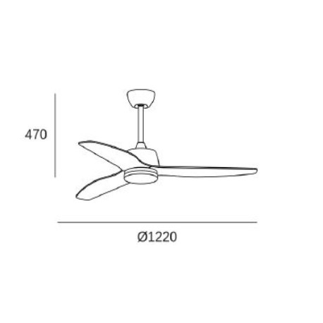 Ventilador de techo July Forlight