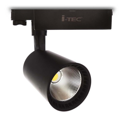 Foco proyector LED Track.12 negro I-TEC
