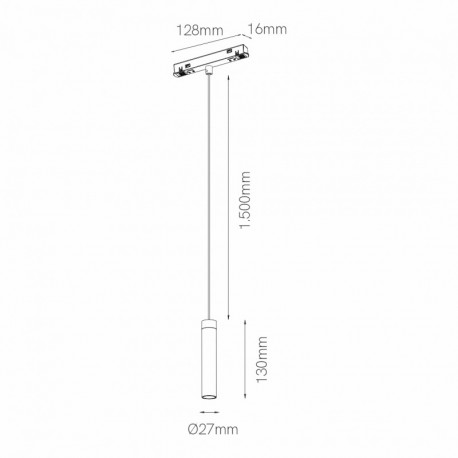 Foco decorativo led ALP Suspensión Beneito Faure